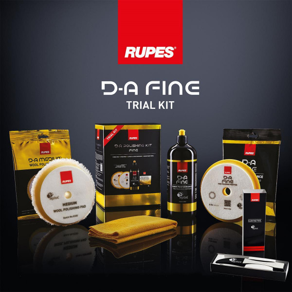Rupes D-A Fine Trial Polishing Kit inkl. Polierpads Polituren Ø150mm