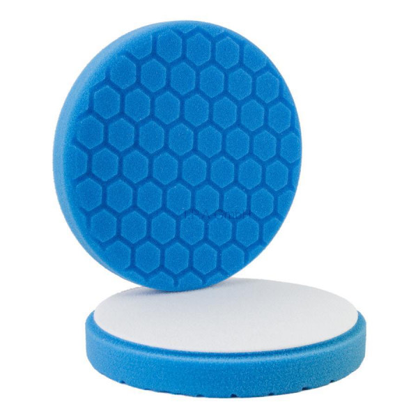 Premium Polierpad Hexagon 125/135 blau polieren 2