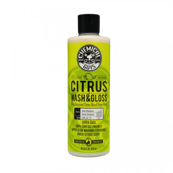 Chemical Guys Citrus Wash'n Gloss Shampoo Autowäsche 473 ml