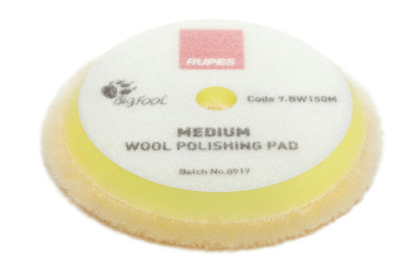 Rupes Wool Medium Polierpad - Ø 130/145mm