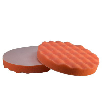 Premium Polierschwamm gewaffelt orange schleifen polieren Ø180 x 25mm